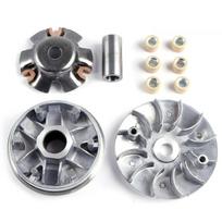 Variator Pulley Kit For Scooter Moped ATV QUAD GY6 125 GY6 150 cc 152QMI 157QMJ 1P52QMI 1P57QMJ Variator Set armijos žalia spalva