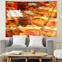 The Lorax Print Tapestry, Backdrop, Easy Setup, Ideal for Bedroom, Office & Living Room, with Aesthetic Wall Hanging Decor. 100cmx150cm