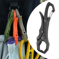 Fish Gripper Pliers Utility Clip Lightweight Grip for Fishermen Multifunctional Mini gray