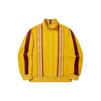 Li Ning X Bruce Lee Bendradarbiavimo Kung Fu Serija Laisvas Siuvinėtas Briaunotas Rankogalis Užtrauktukas Laisvalaikio Striukė Vyriška Striukė Ceilono Geltonumo AFDT879-2 L yellow