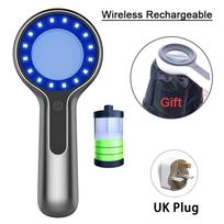 NAUJA UV Didinamoji Vudo lempa Odos analizatorius Veido grožio testavimo šviesa odos priežiūros analizei, aptikimui UK Plug juoda