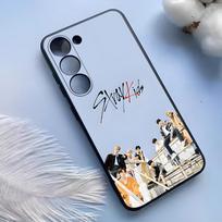 Madingas Kpop S-Stray-Kids telefono dėklas, skirtas Samsung S25 Ultra S24 S23 S22 S21 S20 Plus Fe Galaxy A54 A53 A34 A25, silikoninis dangtelis Samsung S21 gray