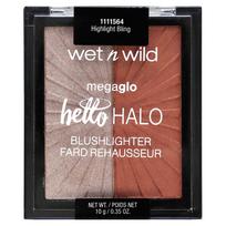 wet n wild, MegaGlo, Hello Halo blusher lighter, highlight bling, 10g (0.35oz) brown