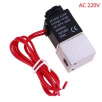 12V 24V 110V 220V 380V Solenoidinis vožtuvas 1/8  2 krypčių tiesioginio veikimo pneumatiniai vožtuvai