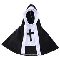 Juokingi Helovino Katės Cosplay Kostiumai Apsirengimo Šventė Jėzus Vienuolė Katės Drabužiai Mažiem ir Vidutinio Dydžio Šunims Katėms Šuniukams Augintinių Aksesuarai M
