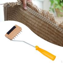 Žąsinės kakliuko diržų įtempiklis, Upholstery įrankis arti rėmo namų kilimui