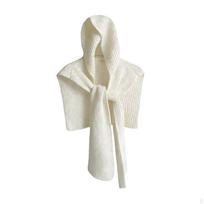 Balaclava Hat Scarf with Hood Women's Functional Polyester Knit Soft Windproof Suitable for smėlis