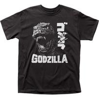 Godzilla Scream Mens T Shirt Classic Monster Movie Tee New Black Unisex T-Shirt XXXL black