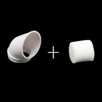 Column Pipe Fixed Plant Cup Hydroponic Systems Greenhouse Balcony Vegetables Strawberry Pipe Nurturing Indoor kit 5 Pcs gray