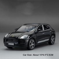 1:32 Scale Panamera Macan Model Toy Miniature Cars Alloy Diecast Sound Light Doors Opened Pull Back for Boys Educational Toys gray