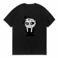 Mf Doom Rapper T Shirt Vtg Mf Doom Music Rap Tee Short Sleeve O Neck Loose Unisex Tshirt Ladies Tee Shirt Tops Camisetas Mujer 2XL black