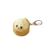 Bao Bun Koldūno Raktų Pakabukas Klaviatūros Fidget Clicker Su LED Šviesa Streso Malšinimui Nerimo Jutiklis Žaislas A4 beige