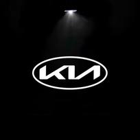 Raktų pakabukas LED Projektorius Automobilio Durims HD Sveikinimo Lempa Daugumai Transporto Priemonių  Skirta KIA Picanto Rio 3 Ceed Sportage Cerato SoulSorentoK5 cvufy50 black