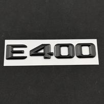 3D ABS lipdukų raidės Automobilio lipdukams Mercedes-Benz E200 E220 E260 E320 E350 CDI 4matic Emblema Bagažinės priedai black
