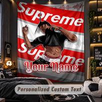Personalized Wall Tapestry,Travis Scott Custom Printed Name, Fabric Wall Art For Indoor Room Backdrop 180cmx230cm
