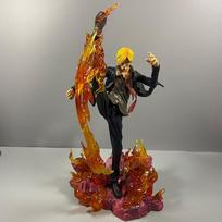 Anime One Piece Figure Sanji Figures 30cm PVC GK Statue Action Figures Collection Model Toys For Children Gifts black