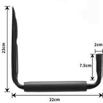 Ladder Hooks 9.8Inch/25Cm Garage Storage Utility Hook Heavy Duty Wall Mounted Storage Organizer Hanging Folding Chair Bike Ski Tool 1pc