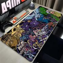 Large Mousepad Xxl Gamer Playmat Yugioh Dark Magician Girl Mouse Pad Nonslip Mat Office Desk Mat Computer Accessories Mats 800x300x2mm gray
