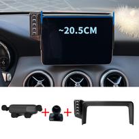 Automobilio telefono laikiklis Mercedes-Benz B-Class 220 220d W246 2012~2018 GPS laikiklis Navigacijos stovas Automobilio priedai TYPE A Black 20.5cm gray