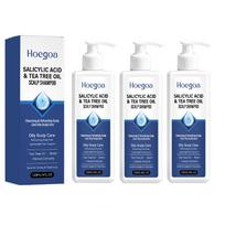 Salicylic Acid & Tea Tree Oil Scalp Shampoo, Oily Hair Care, 120ml 3PCS