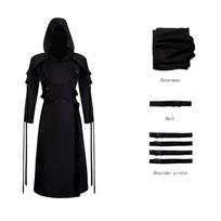 Dead By Daylight The Ghost Face Cosplay Costume With Polyester Spandex For Anime Role Playing Fans S black