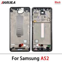For Samsung A52S A72 A54 A73 A33 5G A53 A52S Housing Middle Frame Bezel Middle Replacement Parts Middle Frame A52 5G Black