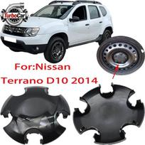 4 vnt. Ratlankių gaubteliai Dacia Duster 2010-2017 R16 Ratlankių gaubteliai Apsauginiai Dekoratyviniai Ratlankių gaubteliai gray