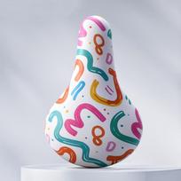 Super Soft Children's Bicycle Seat PU and Foam Bicycle Cushion Bicycle Saddle  Cycle Part Style 1