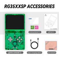 ANBERNIC RG35XXSP Flip Handheld Game Consoles Linux Retro Video Game Player 3.5-inch IPS 640*480 Screen WIFI  3300mAh PSP Games