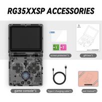 ANBERNIC RG35XXSP Flip Handheld Game Consoles Linux Retro Video Game Player 3.5-inch IPS 640*480 Screen WIFI  3300mAh PSP Games