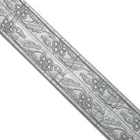 Dekoratyvinė juostelė Vandeniui atspari Sienų apvadas Grindjuostės Sienų lipdukai Grindjuostės Tapetai Namų dekoravimas Silver Grey white