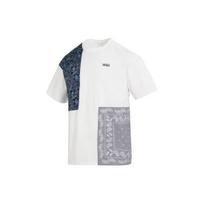 Vans American Vintage Patchwork Printed Crew Neck Short Sleeve T-Shirt Men T-Shirts White VN000FRHFS8 XS white