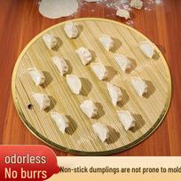 Bambukinė koldūnų lentyna ir dangčio kilimėlis - Pintas sijojimo krepšys Medium Dumpling Tray Cover [1pc] beige