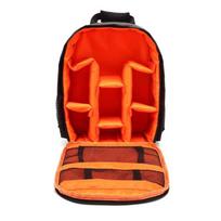 Outdoor Small DSLR Digital Camera Video Backpack Water resistant Multi functional Breathable Camera Bags Orange oranžinė