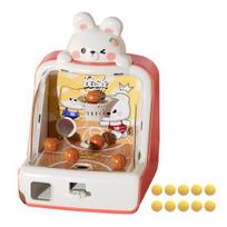 Gyvūnų Stalo Krepšinio Metimo Žaidimas Mini Krepšinio Metimo Arkadinis Automatas su Rezultatų Rodymu Triušis Dinzauras Lokys Krepšinio Lanko Žaislas B Rabbit beige