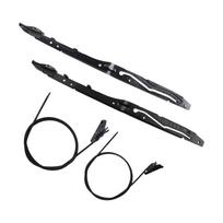 Pakeičiamas stoglangio bėgelis ir trosų mazgas Atsparus oro sąlygoms dizainas FL3Z16502C22 Lengvas montavimas Tinka automobiliui 1 black
