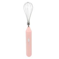 Electric Egg Beater Handheld USB Charging Milk Frother Portable Cordless Drink Mixer with Stainless Steel Whisk juoda