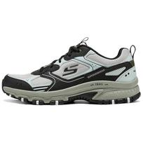 Skechers Outdoor Mens Comfortable Shock-Absorbing Durable Low-Top Hiking Shoes Men sneaker Black Green 237754C-BKMT 43 black