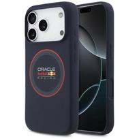 Red Bull Silicone Red Ring Magsafe Case For Iphone 17 Pro With Magnetic tamsiai mėlyna spalva