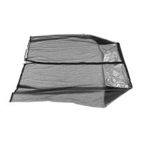 Mesh Chair Net Breathable Canopy Chair Mesh Tent Netting with Water Proof Top and Zippered Opening for Fishing Camping gray