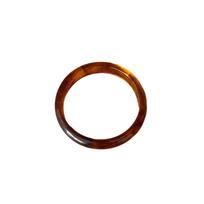 Simple Muticolor Resin Bracelets Bohemia Wristband Round Bangle Stackable Hand Ring Geometric Bracelets Lady Gifts brown