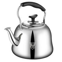 304 Stainless Steel Whistling Teapot, Food-Grade, Suitable for Induction & Gas Cookers, Large Capacity for Boiling Water 8L Kettle (Whistle/Healthy Drinking)