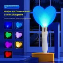Star Heart Lightstick Glow Stick Mini Lightsticks Concert Light Stick Support Rods For Concerts Fans Gifts A purple