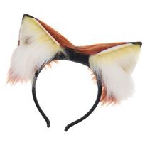 Rechargeable Animated Animal Ear Headband with Integrated Motor and Easy-Wear Design, Moving Costume Ears for Parties, Photos, and Stage Shows 1 beige