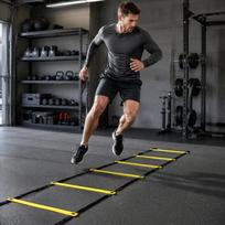 Adjustable Length Agility Training Ladder Football Training Ladder  Speed Fitness Training black
