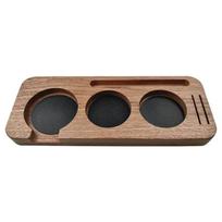 Kavos tamperio kilimėlio stoties stovas Portafiltro laikiklio atramos pagrindo stovas Riešutmedžio mediena 51MM 54MM 58MM Espreso Priedai Barista 51MM