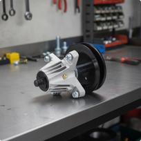 Mower Deck Spindle with Pulley Heavy Duty Hardware Long-Lasting for Repair Shops