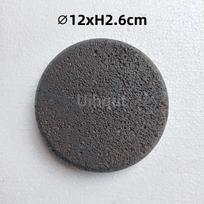 Natural Volcanic round Stone Japanese Style Grill Plate High Temperature Steak plate Hotel Supplies Stone Board BBQ Cooking tray
