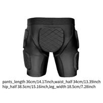 Shorts for , Padded Compression with Elastic Waist And Suitable Football. M black