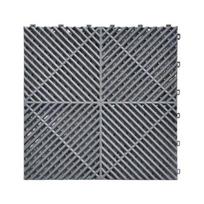 2026 Car Garage Floor Grate Plastic Modular Interlocking Tiles Pp Garage Floor Tiles Anti-Slip Drainage Mesh Board 1PCS pilka spalva